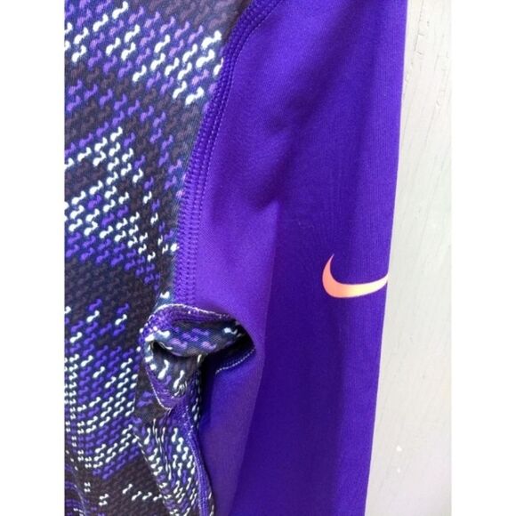 Nike Pro Nordic Infinity Hyper-warm Top Purple Sz S - Picture 10 of 16